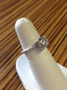 This Platinum Engagement Ring Is On Its Way...