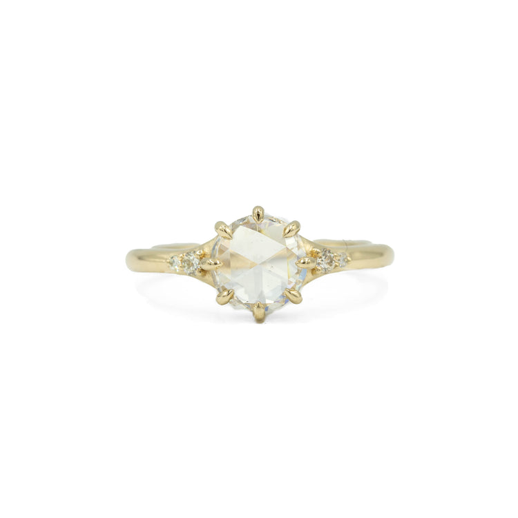 1.16ct Rose-Cut Lab-Grown Diamond Ring