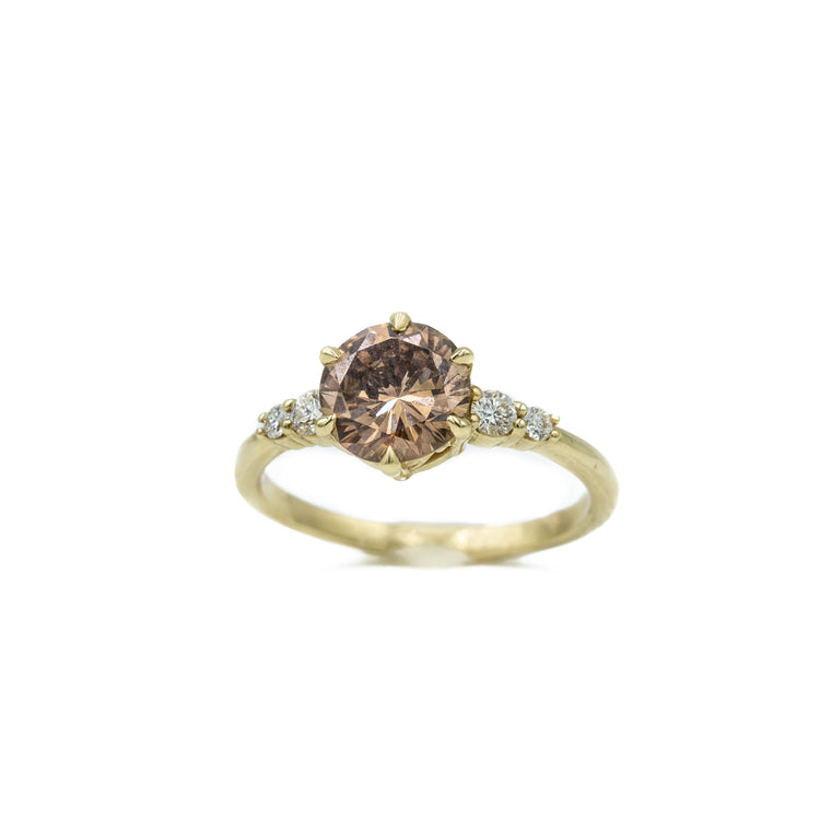 1.64ct Cognac Diamond Ring
