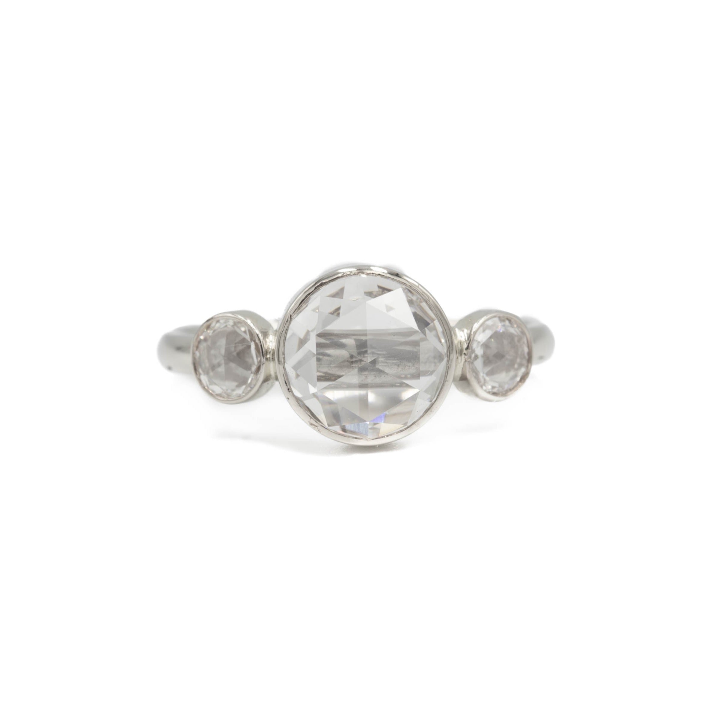 Boucles D'oreilles Créoles Or Rose Sur Argent 925 - Diamètre 15 Mm, Largeur 3 Mm, Neuf Sans Boîte