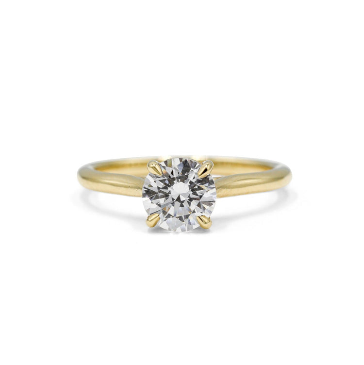 14ky Petite Diamond Engagement Ring