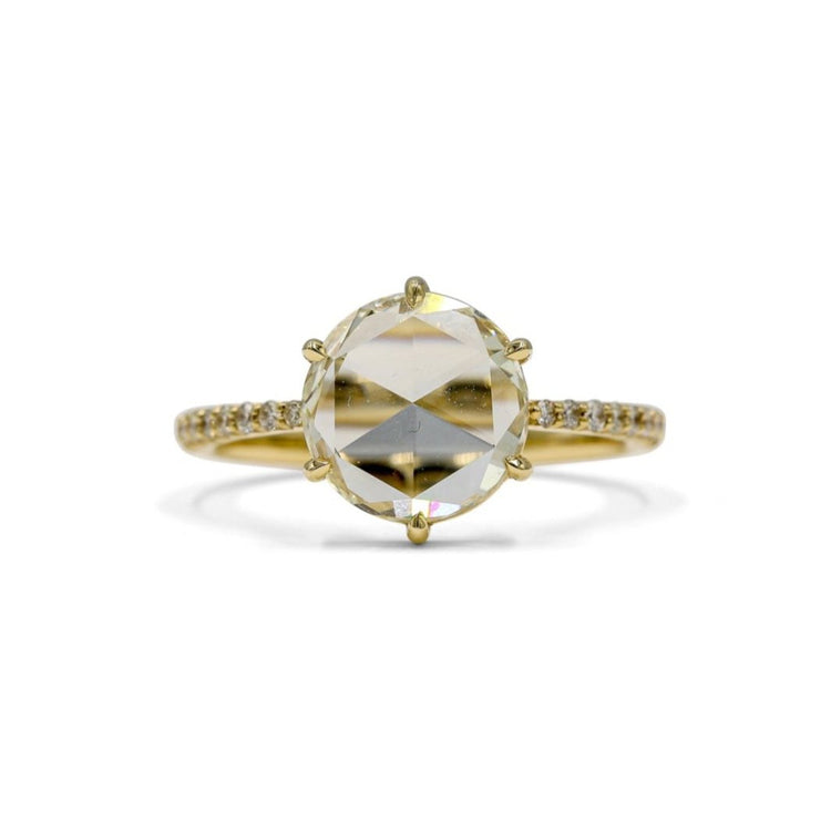 14ky 2.34ct Rose-Cut VS2 K “Tessa