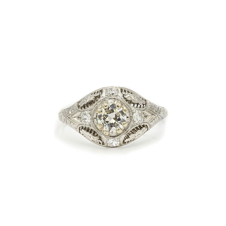 .60ct Edwardian Platinum Diamond Ring