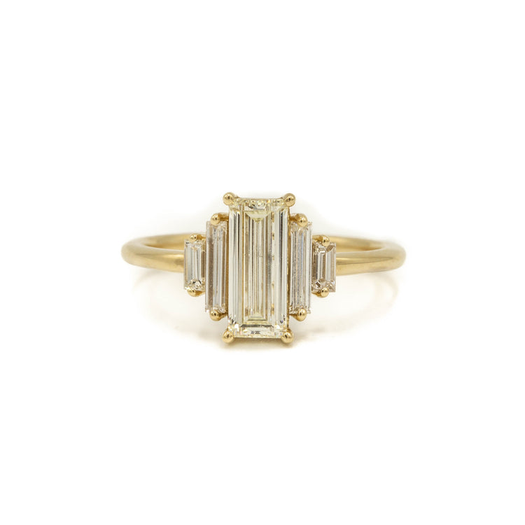 1.03ct Five-Stone Baguette Diamond Ring