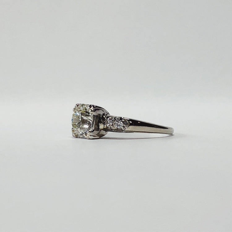 4-Prong 1.51ct Diamond Vintage Ring