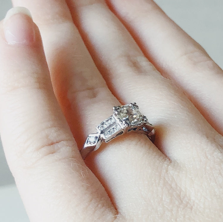 Art Deco Engagement Ring