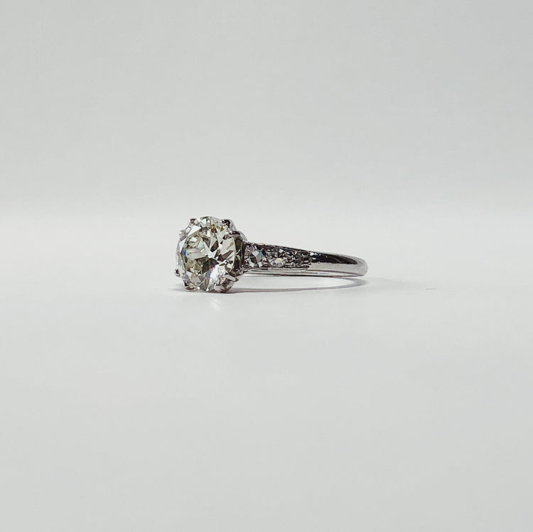 1.35ct Platinum 40’s Diamond Ring
