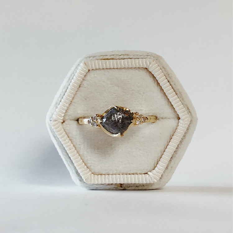 2.08ct Galaxy Rough Diamond Ring