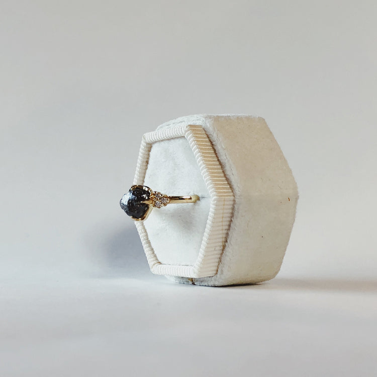 2.08ct Galaxy Rough Diamond Ring