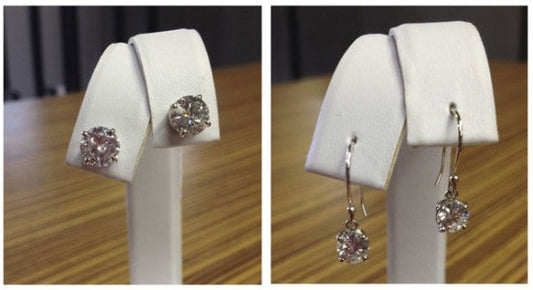 Splurge & Steal Diamond Studs