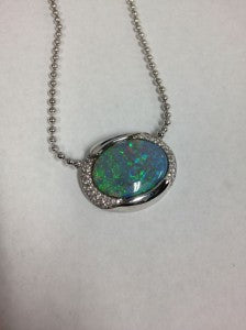 A Custom-Made Opal Pendant For A Fabulous Lady!