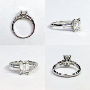 Seattle Couple Finds A Stunning Emerald-Cut Diamond Ring