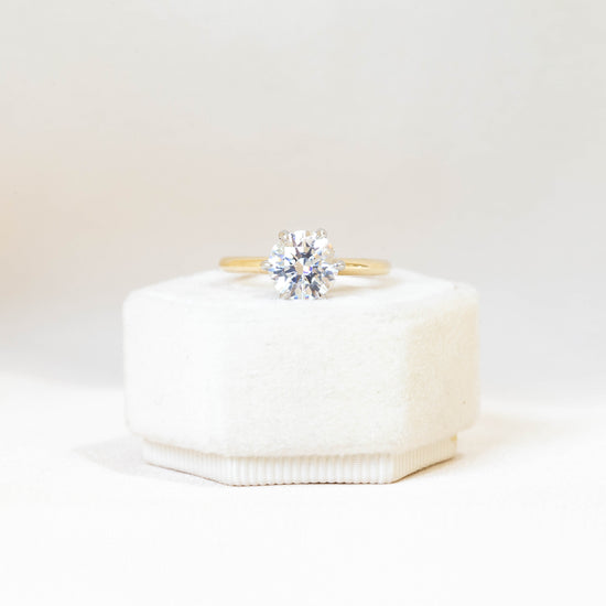2025 14ky 6-Prong Solitaire Diamond Ring