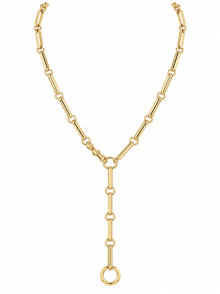 14ky Bar & Swivel Necklace