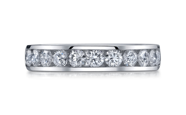14kw .56ctw Round Diamond Channel Band