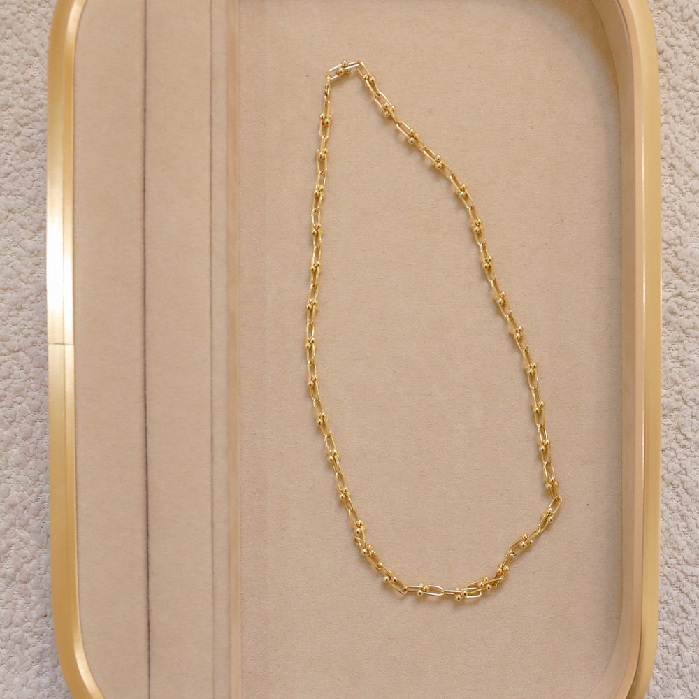 14ky 3.85mm Semi-Solid Hardware Link Chain