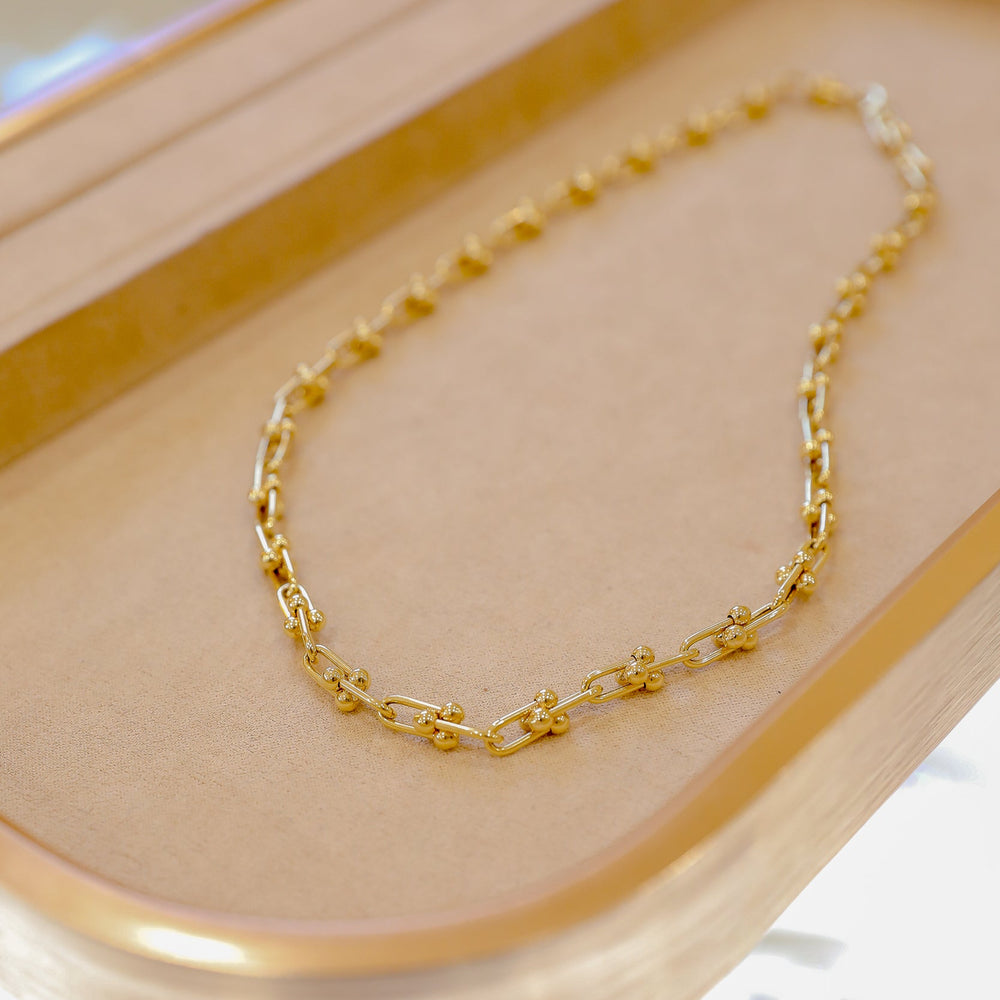 14ky 4.4mm Semi-Solid Hardware Link Chain