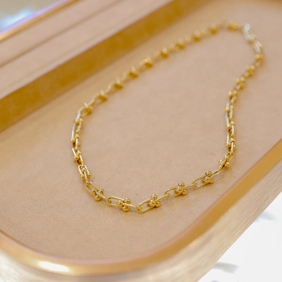 14ky 4.4mm Semi-Solid Hardware Link Chain