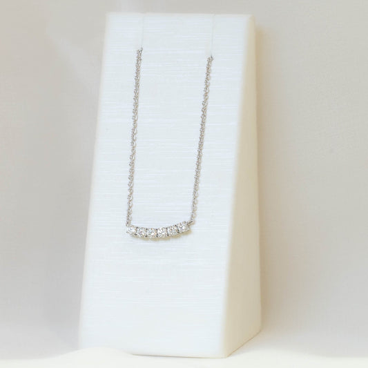 6-Stone Curve Necklace