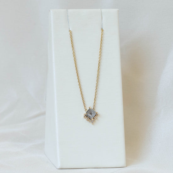 0.59ct 14ky Short Kite “Rae" Necklace