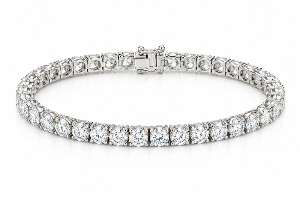 14kw 11.39ctw Lab Diamond Tennis Bracelet
