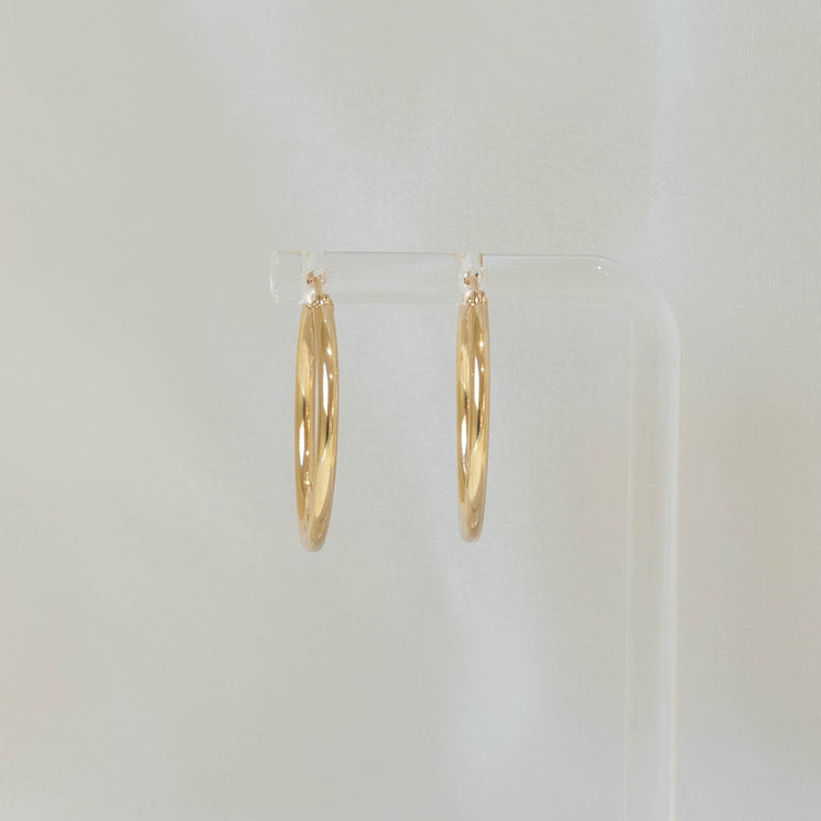 14ky 25mm Gold Hoops