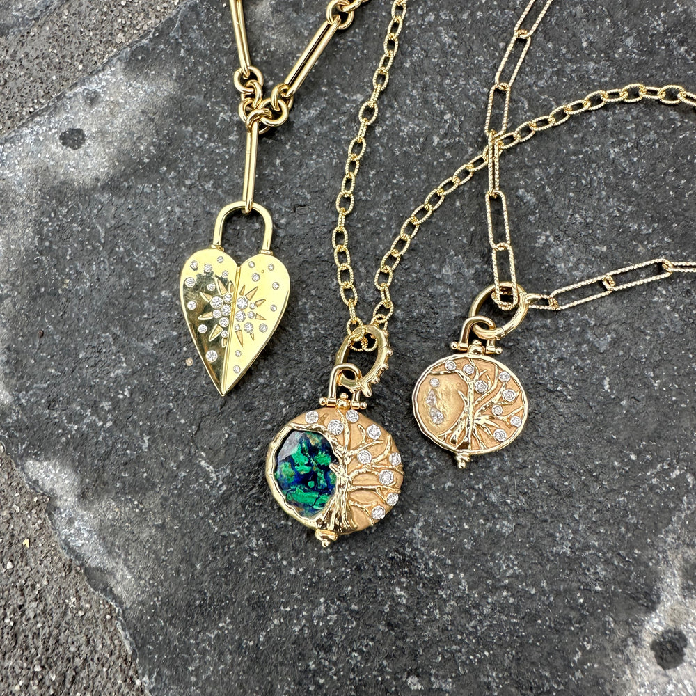 Love Explosion Heart Pendant by Three Stories Jewelry