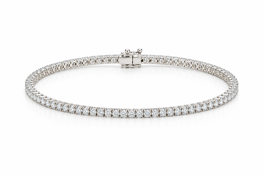 14kw 4.61ctw Lab Diamond Tennis Bracelet