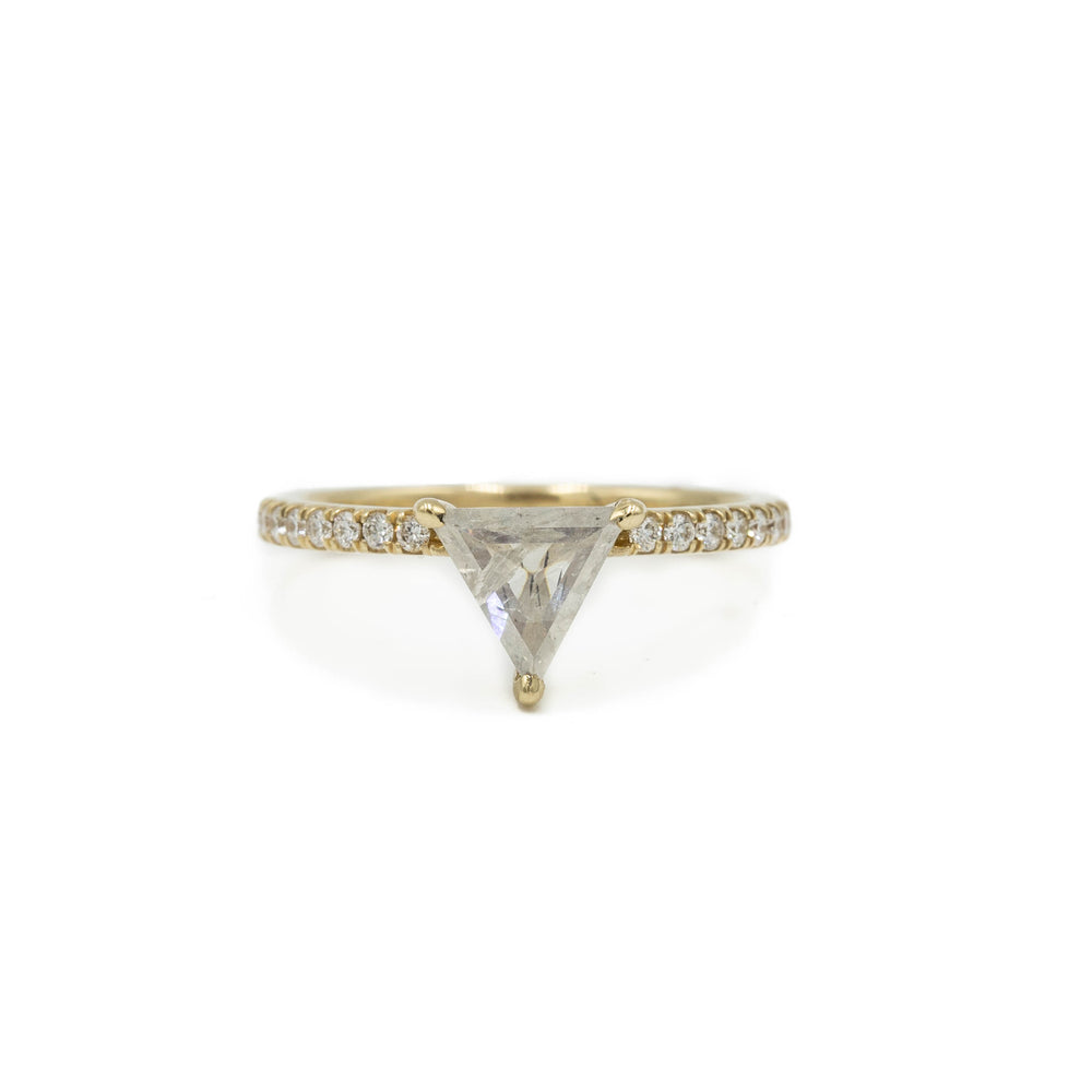 .72ct Trillion-Cut Salty Diamond Ring