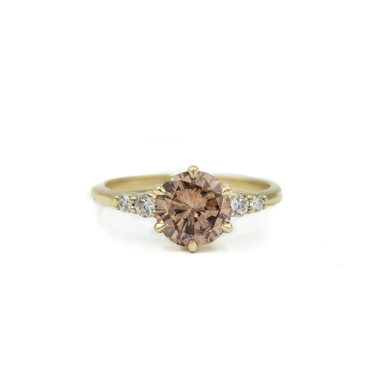 1.64ct Cognac Diamond Ring