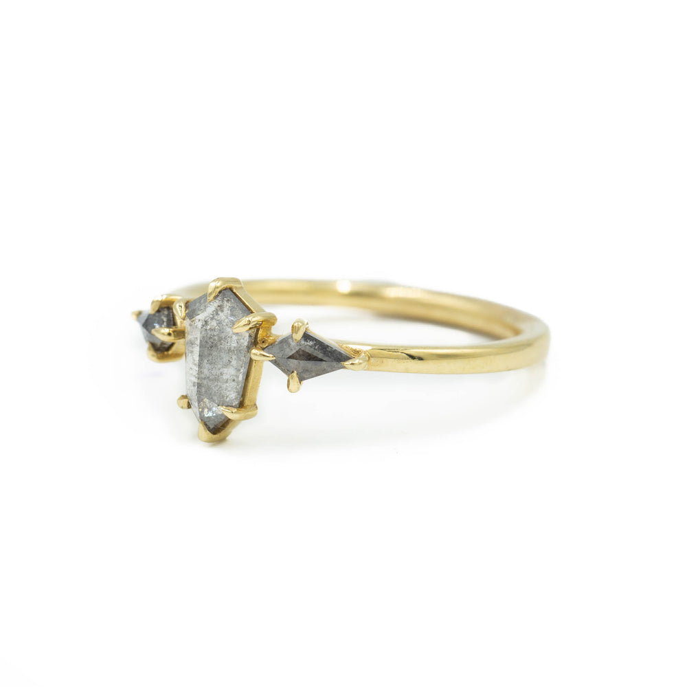 0.53ct Geometric Salt & Pepper 