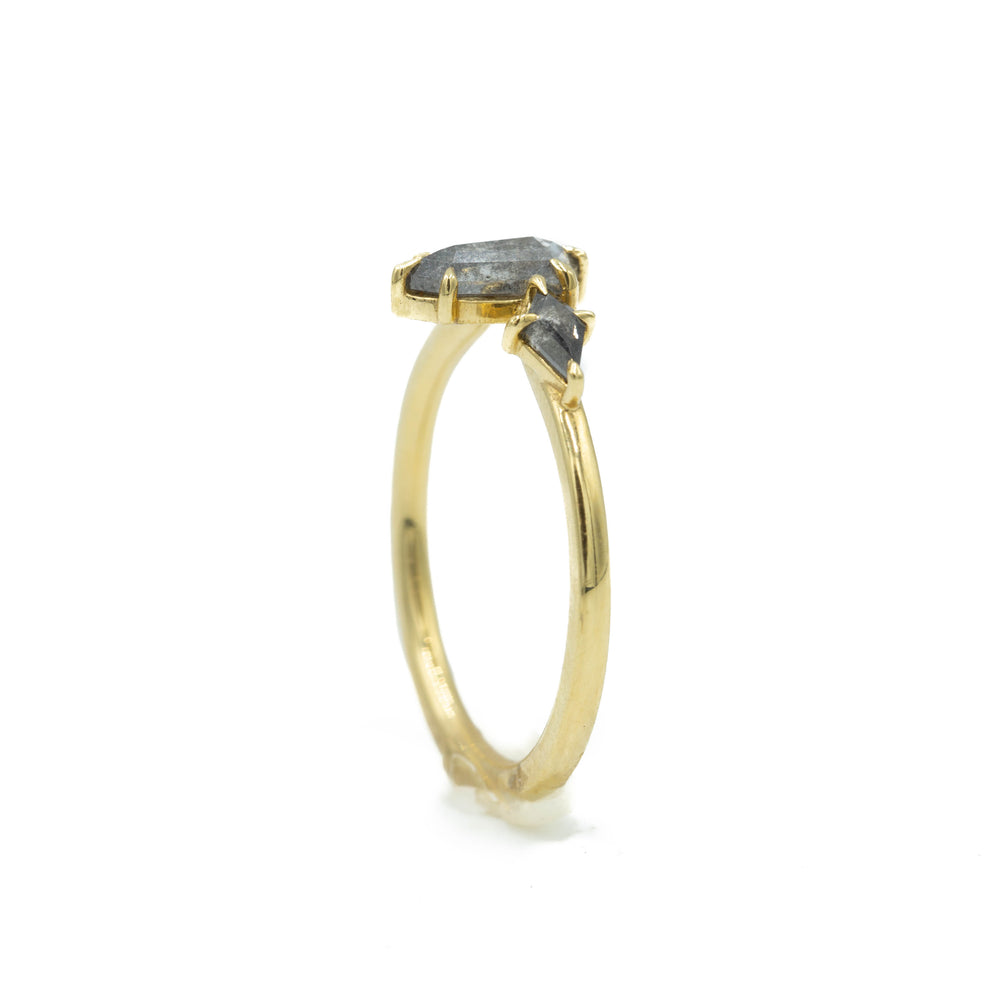 0.53ct Geometric Salt & Pepper 
