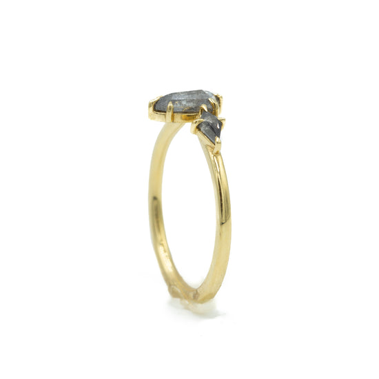 0.53ct Geometric Salt & Pepper 