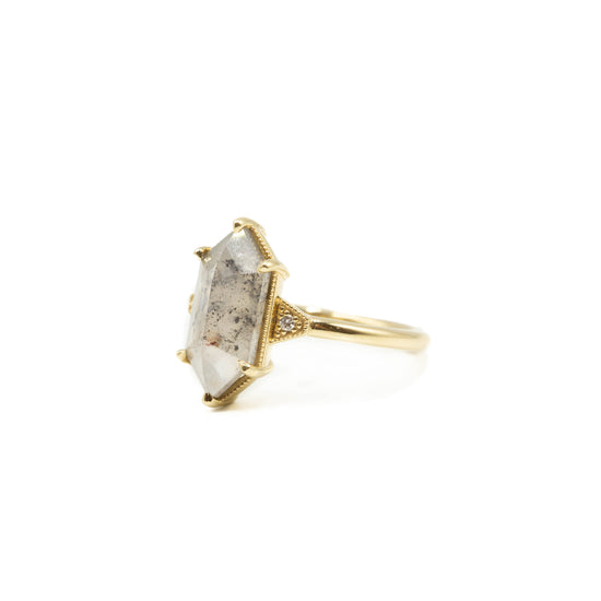3.29ct Elongated Hex-Shaped 