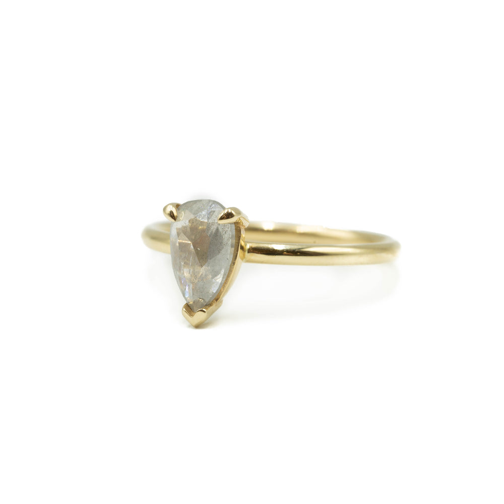 1.19ct 3-Prong Pear Solitaire Ring