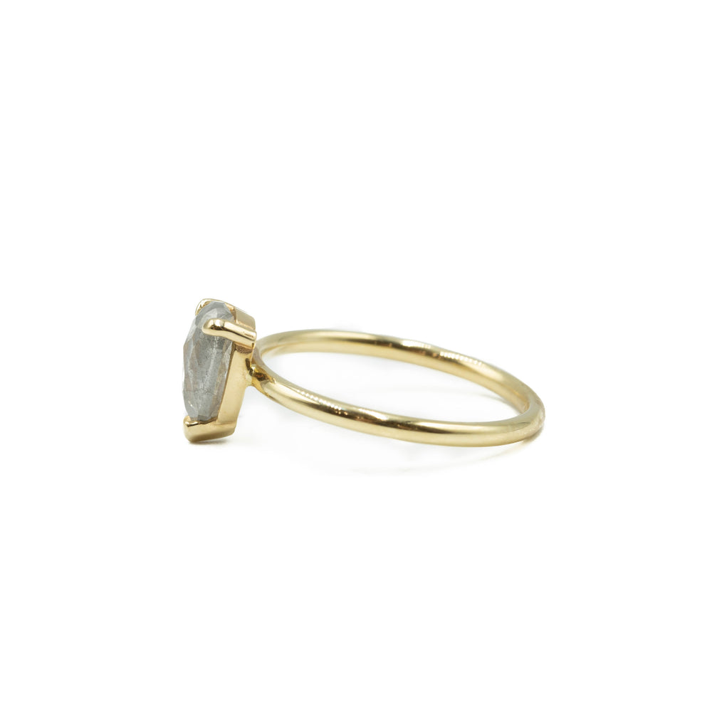 1.19ct 3-Prong Pear Solitaire Ring
