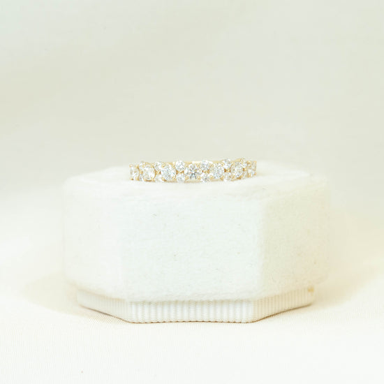 14ky .55ctw Double Diamond Band