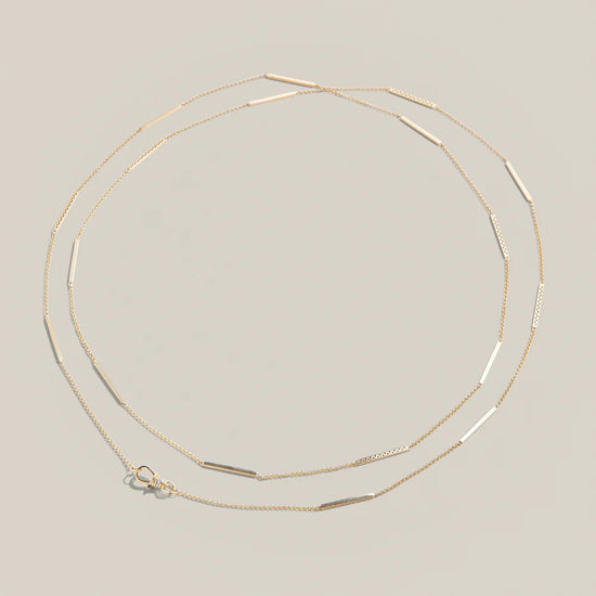 14ky Diamond Muff Necklace by Lucy Delius