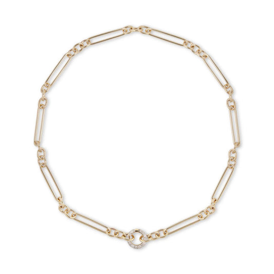 Twisted Link Short Chain by Lucy Delius