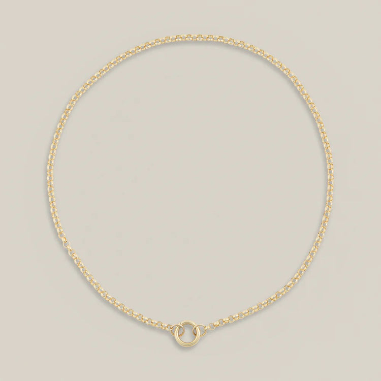 14ky Medium Belcher Chain by Lucy Delius