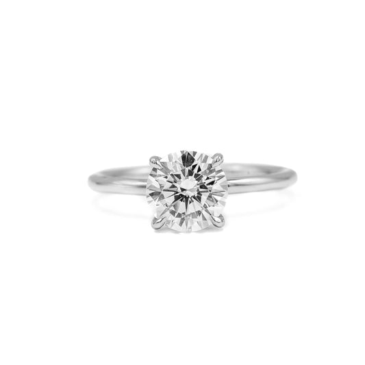 Platinum Solitaire with Hidden Halo