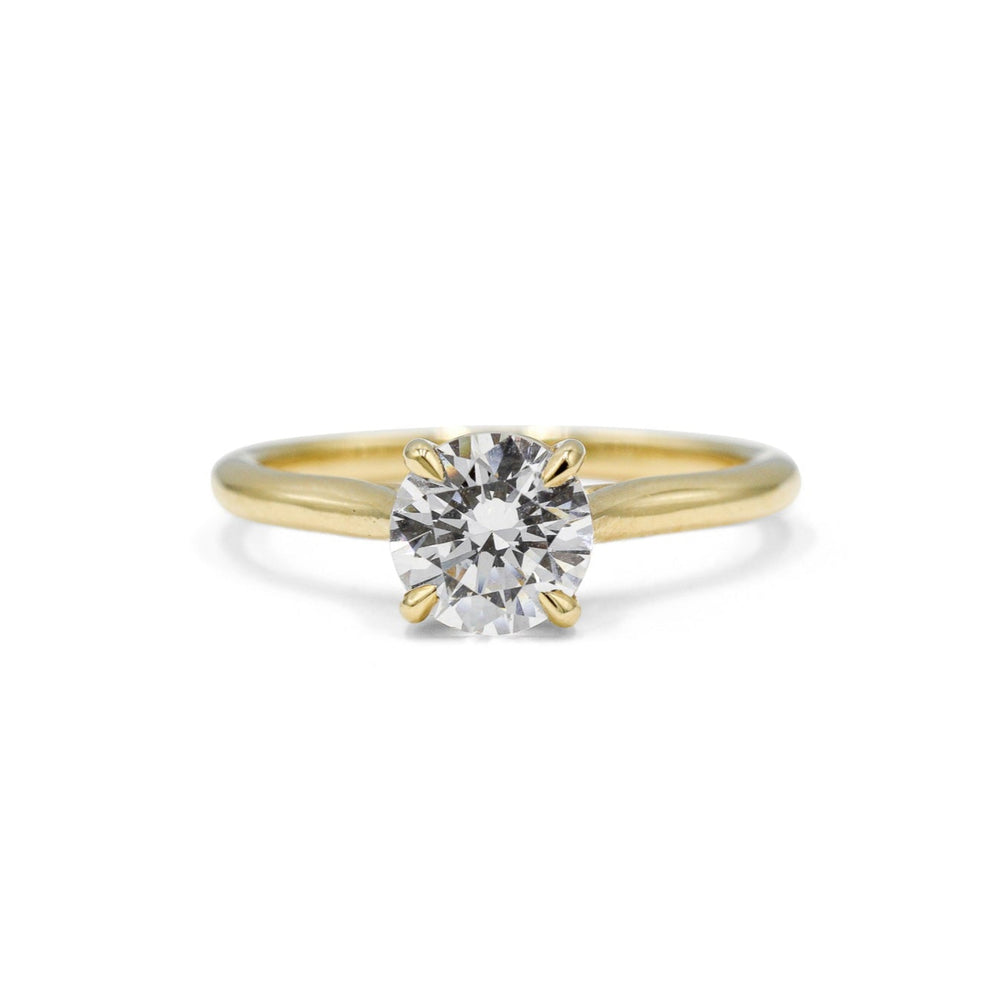 14ky Petite Diamond Engagement Ring
