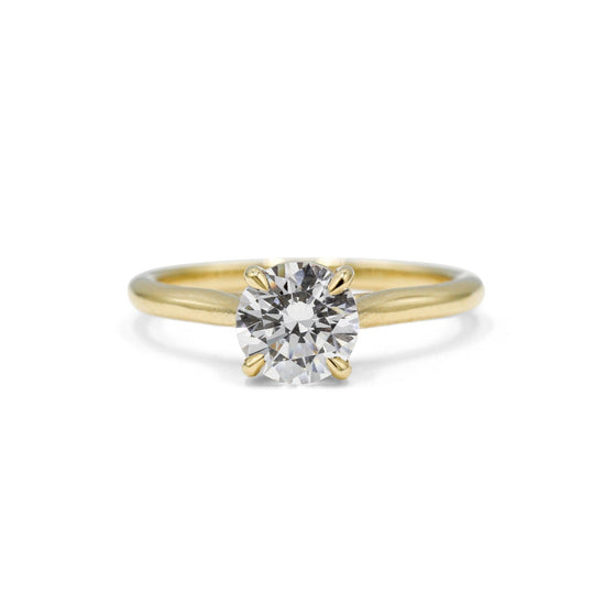 14ky Petite Diamond Engagement Ring
