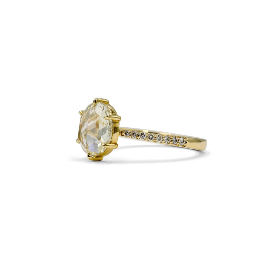 14ky 2.34ct Rose-Cut 