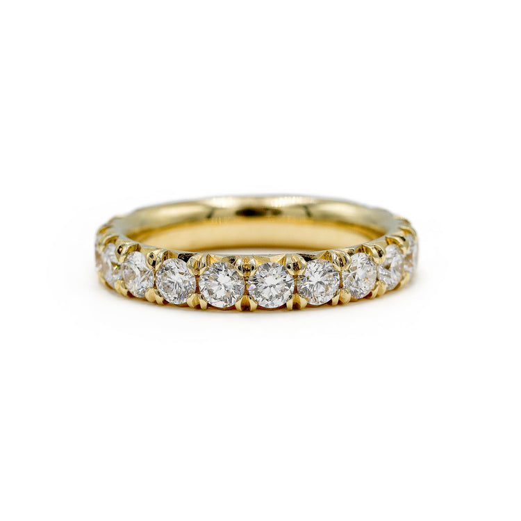 14ky 1.51ctw Lab Diamond French Band