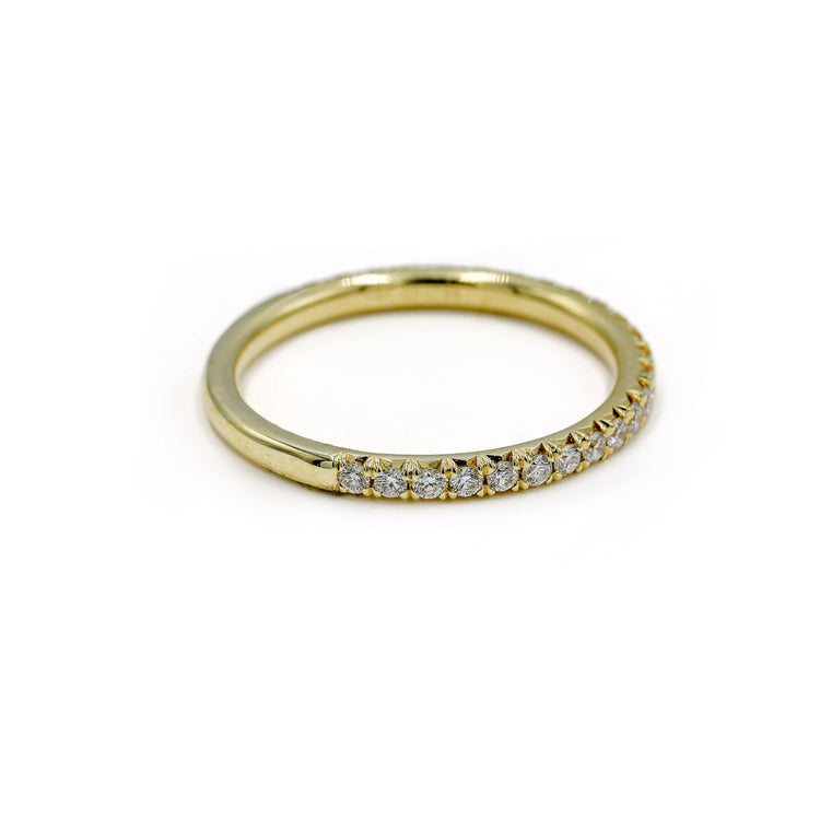 14ky Lab .33ctw French Diamond Band