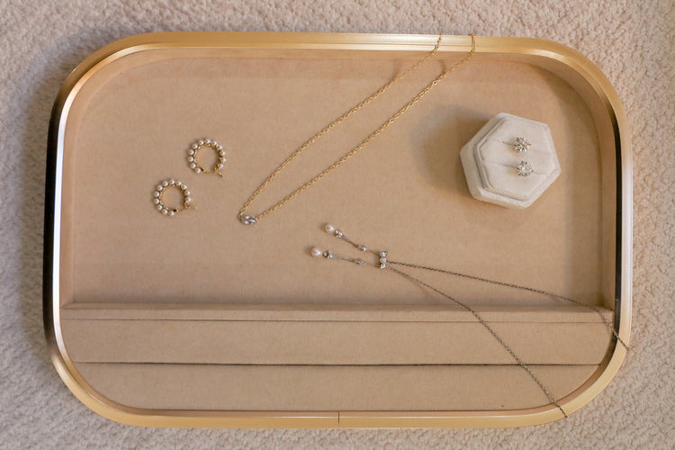 Platinum Vintage Diamond & Pearl Necklace