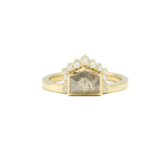 .72ct "Rae" Salt & Pepper Diamond RIng