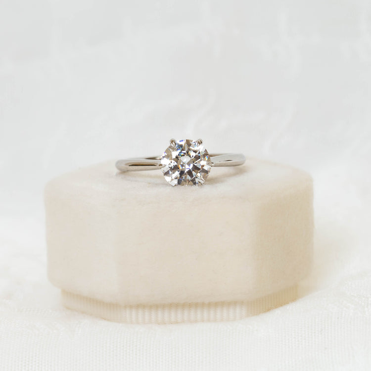 Platinum 6-Prong Solitaire