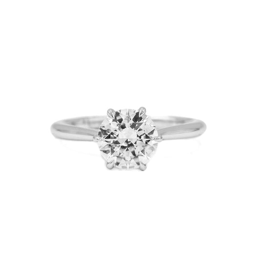 Platinum 6-Prong Solitaire